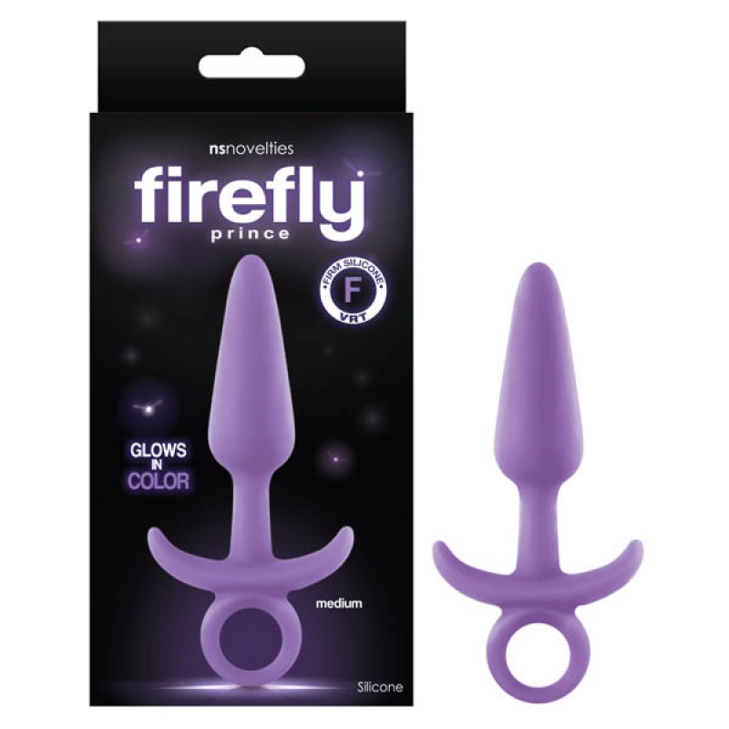 Firefly Prince Butt Plug Medium - Purple